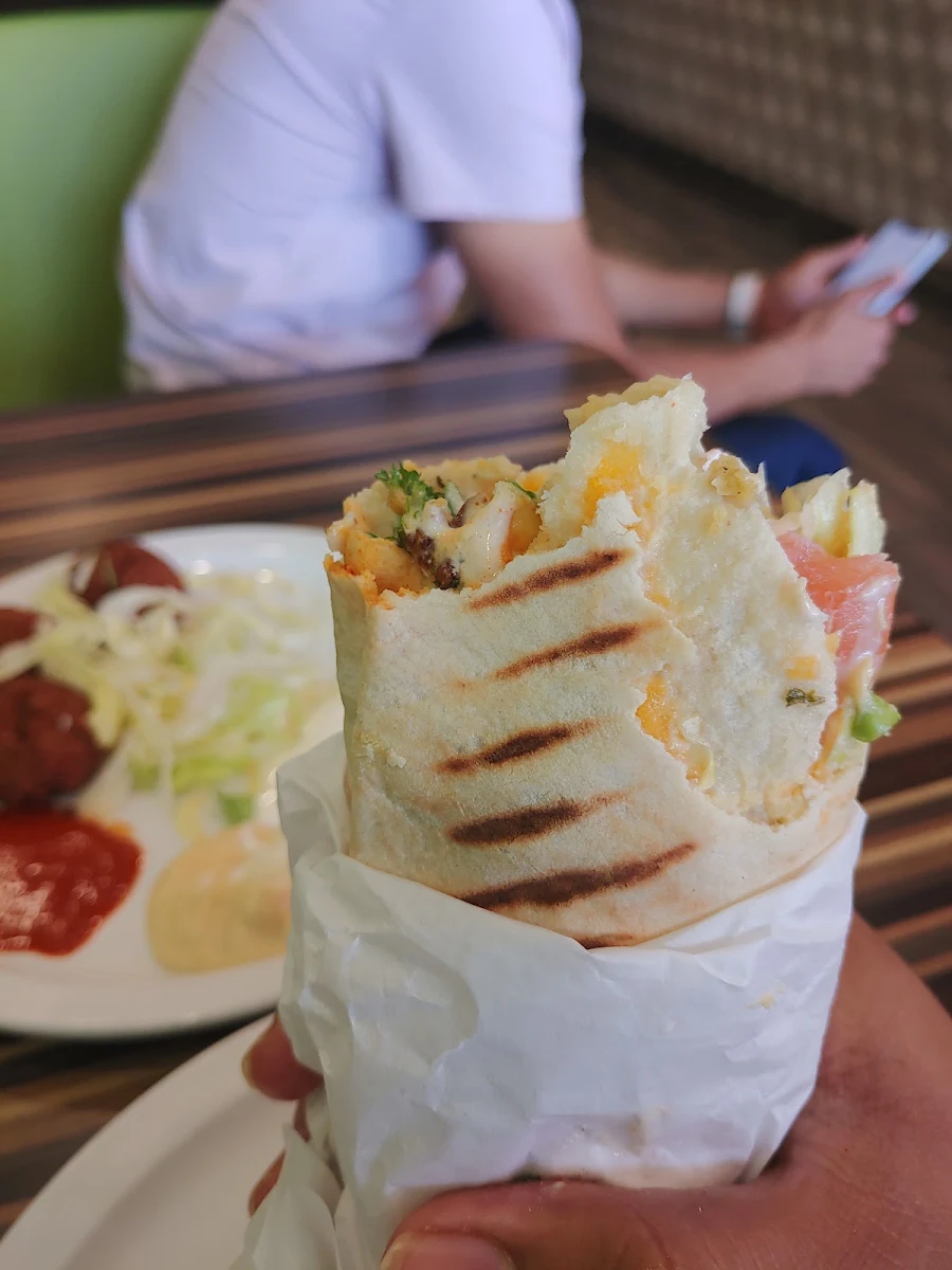Falafel Wrap, Lazeez Shawarma