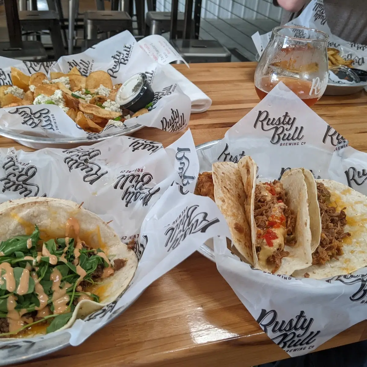Movember Shrimp Tacos