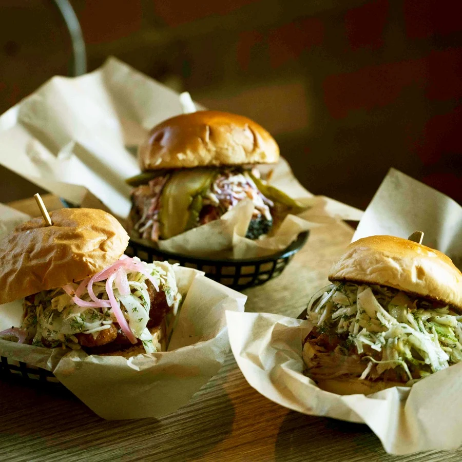Pulled Pork Burger, Bad Shepherd Brewing Co.