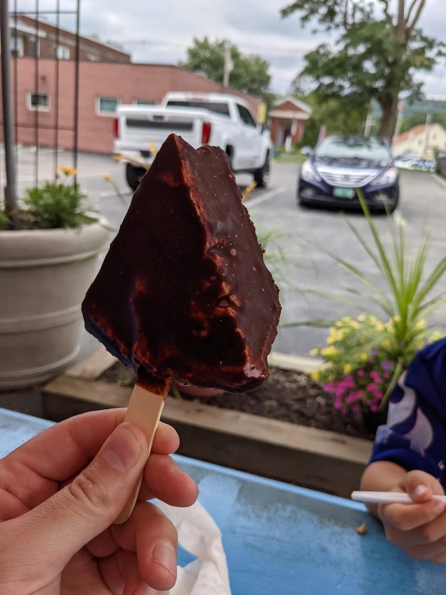 Cranberry Ice Cream on a Stick