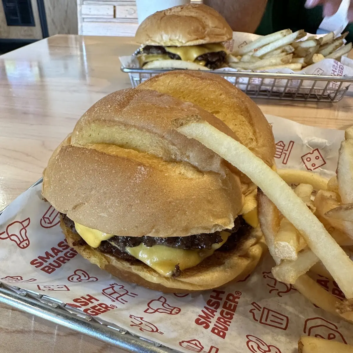 Double Cheeseburger with Fries