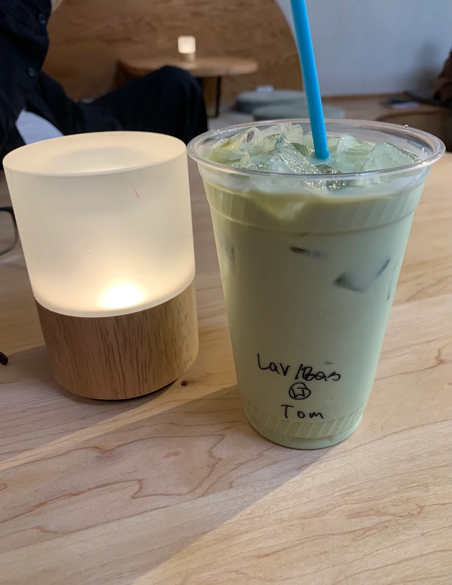 Lavender Basil Matcha Latte