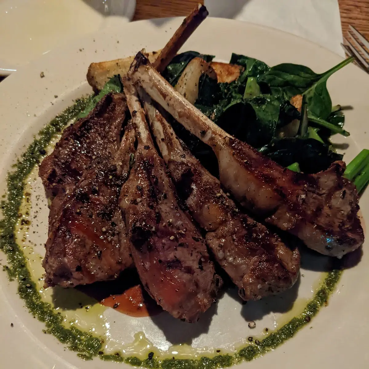 Lamb Chops with Demiglace