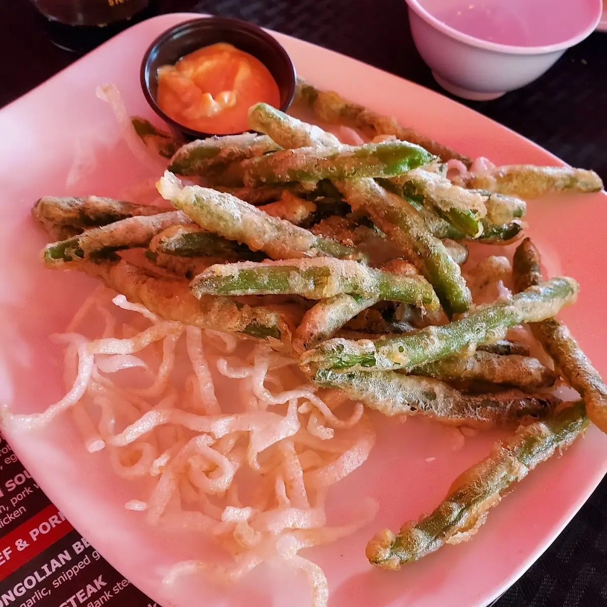 Crispy Green Beans or Onions
