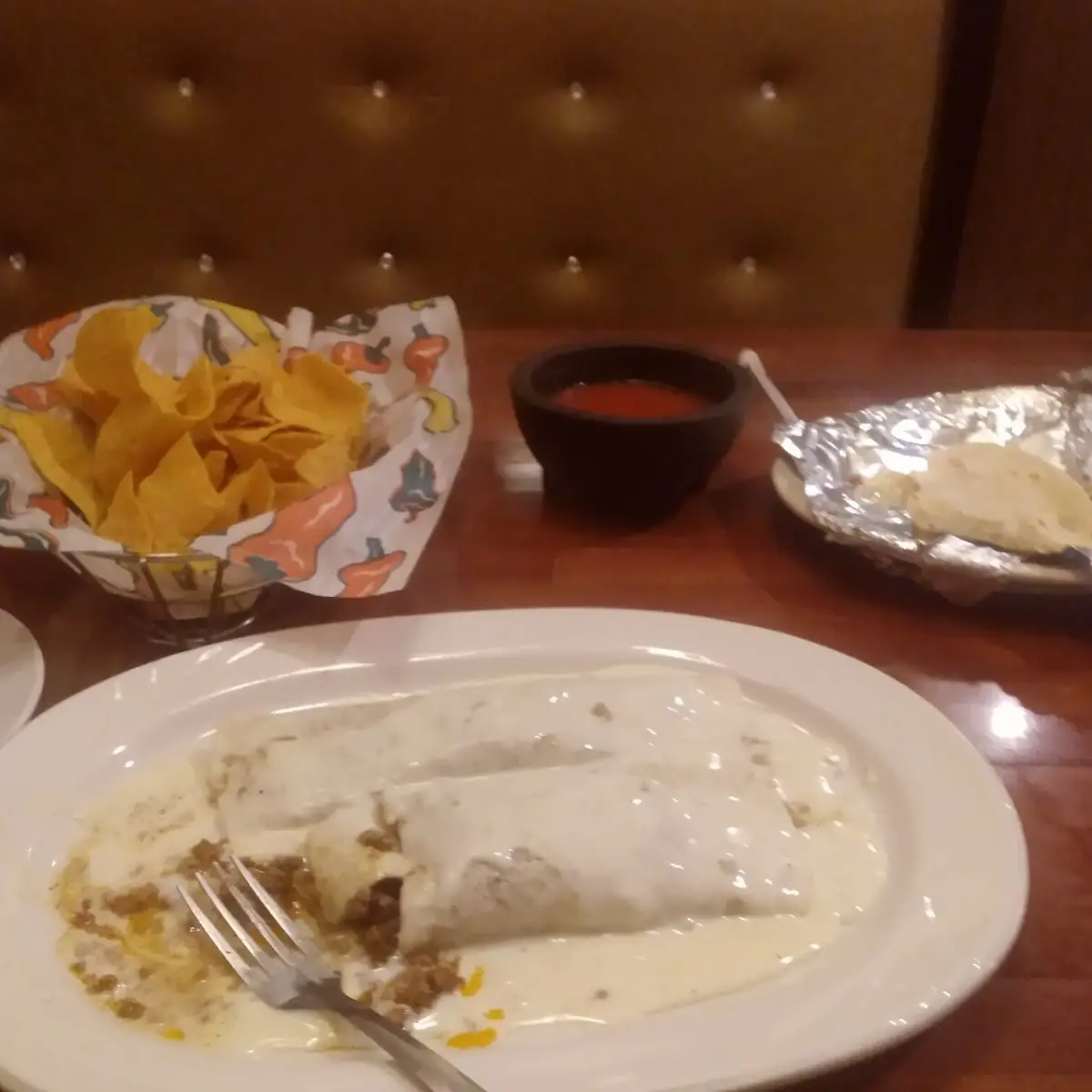 Beef Burritos with Cheese Sauce