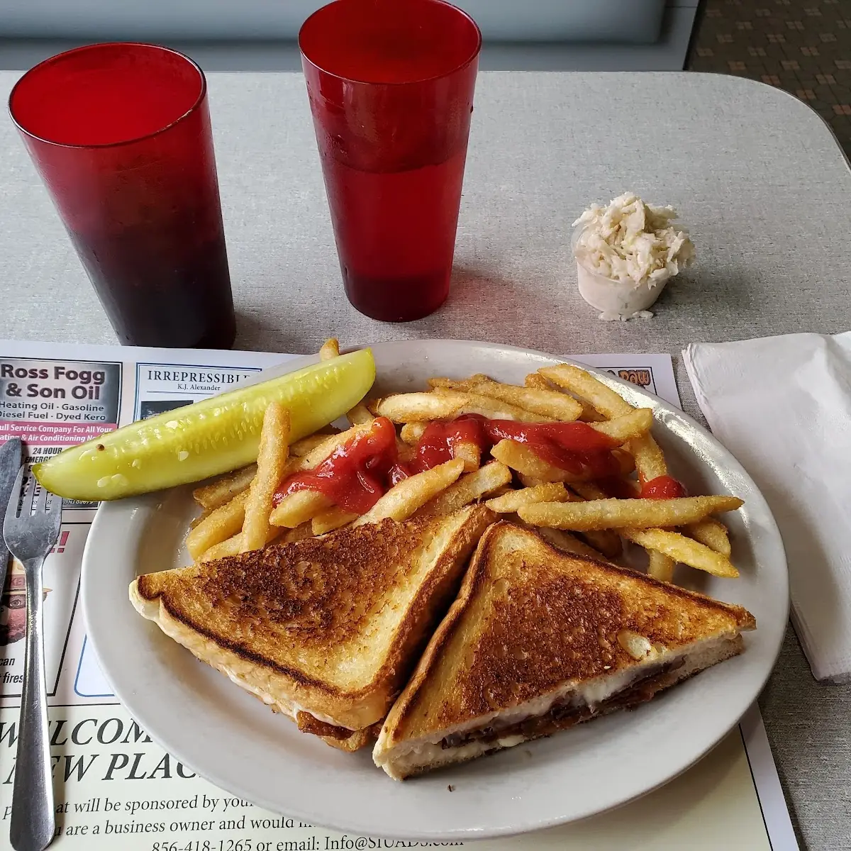 Grilled Cheese with Fries