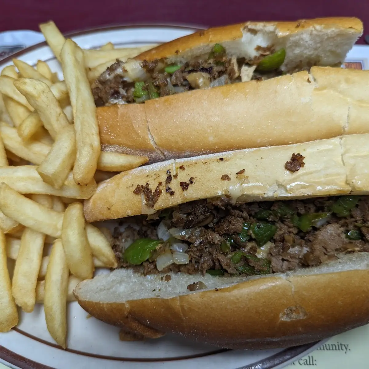 Philly Cheese Steak and Fries