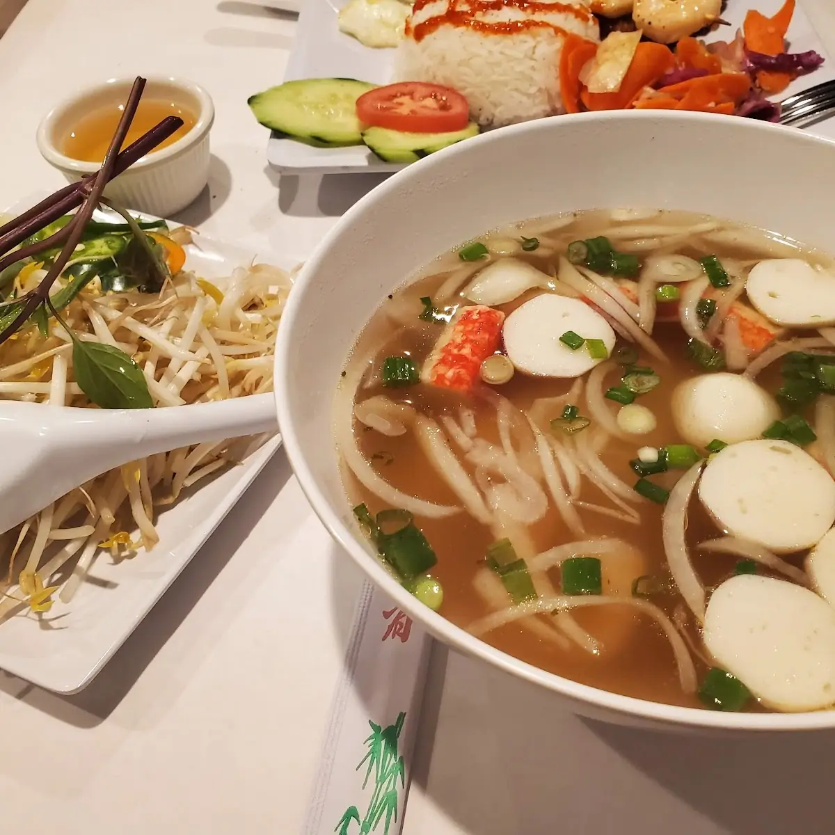 Seafood Pho Noodle Soup