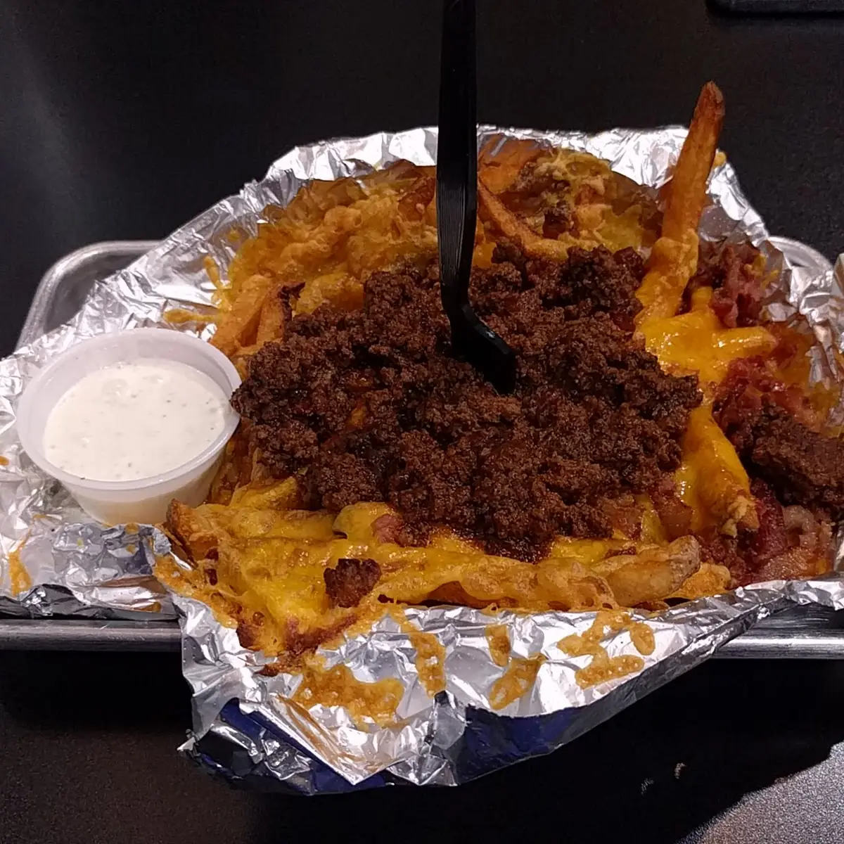 Chili Cheese Fries with Bacon