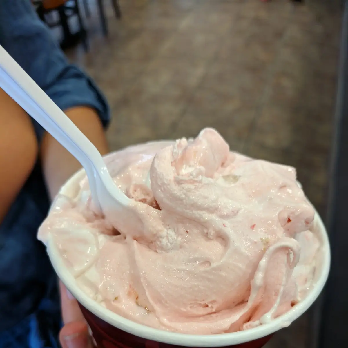 Strawberry Whipped Cream Graham Cracker Ice Cream