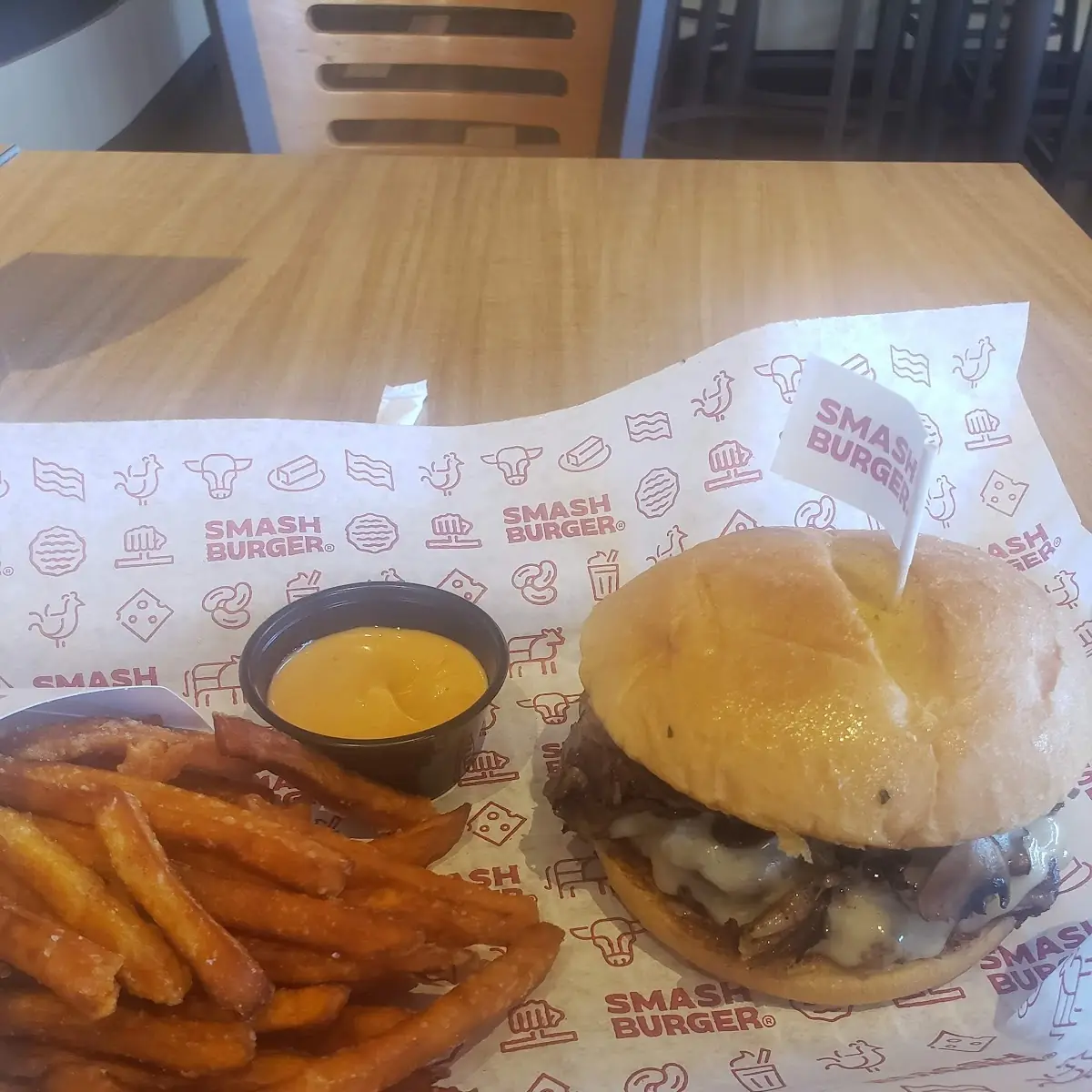 Truffle Mushroom Swiss Burger