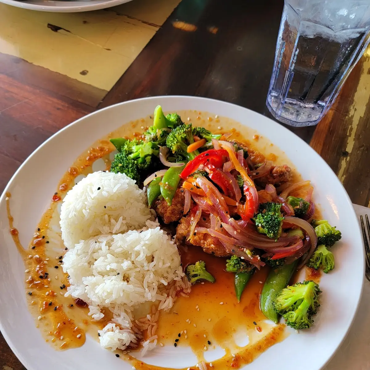 Whiskey Chicken Stir Fry