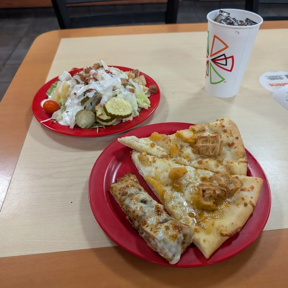 Pizza and Cheese Sticks