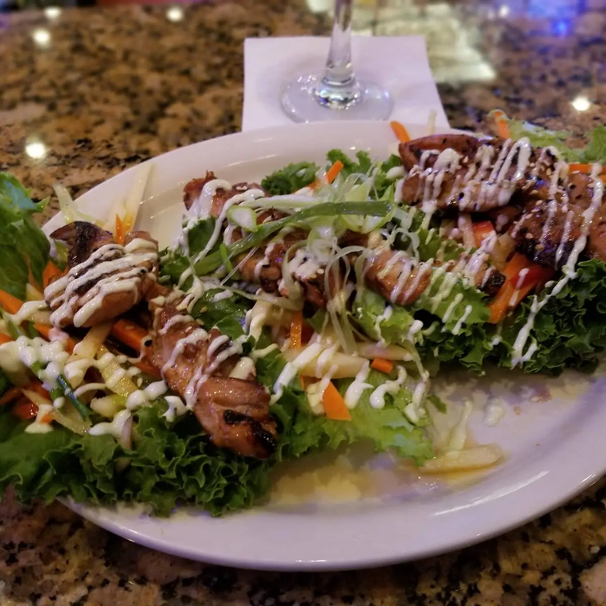 Chicken Thai Lettuce Wraps