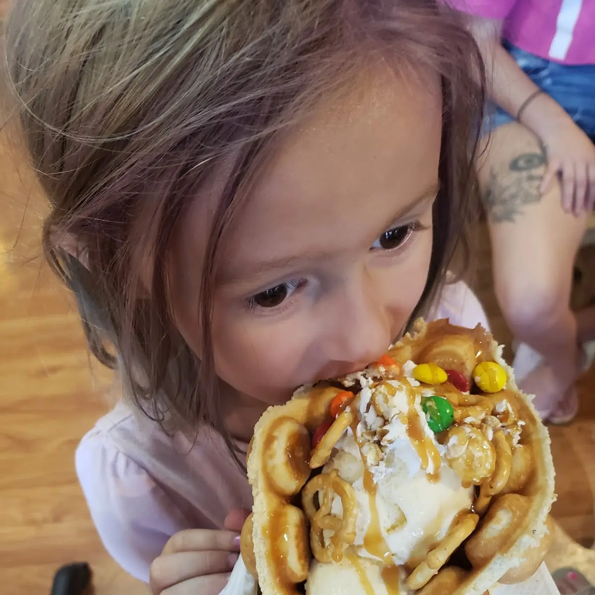 Bubble Waffle Ice Cream