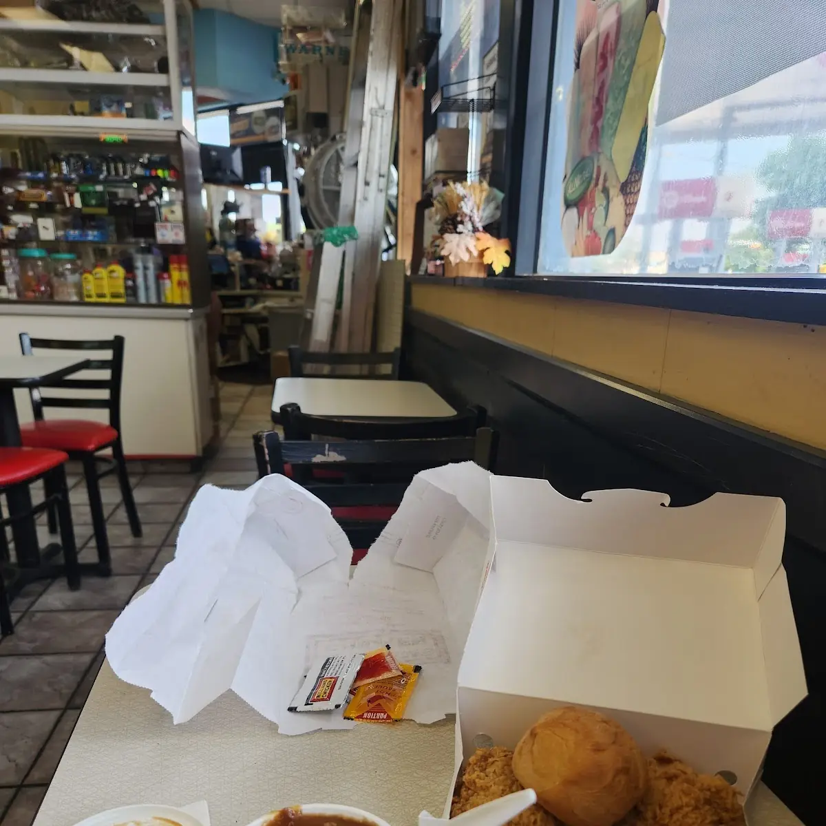Dark 2 pcs Chicken and Roll