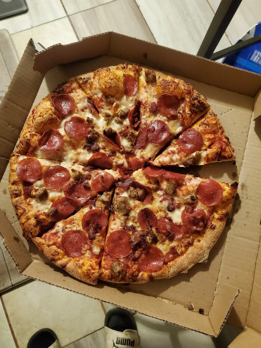 Pepperoni and Pineapple Pizza Delivery