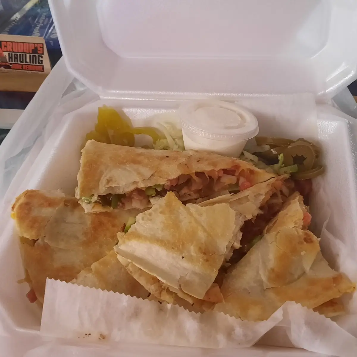 BBQ Bacon Chicken Ranch Quesadilla
