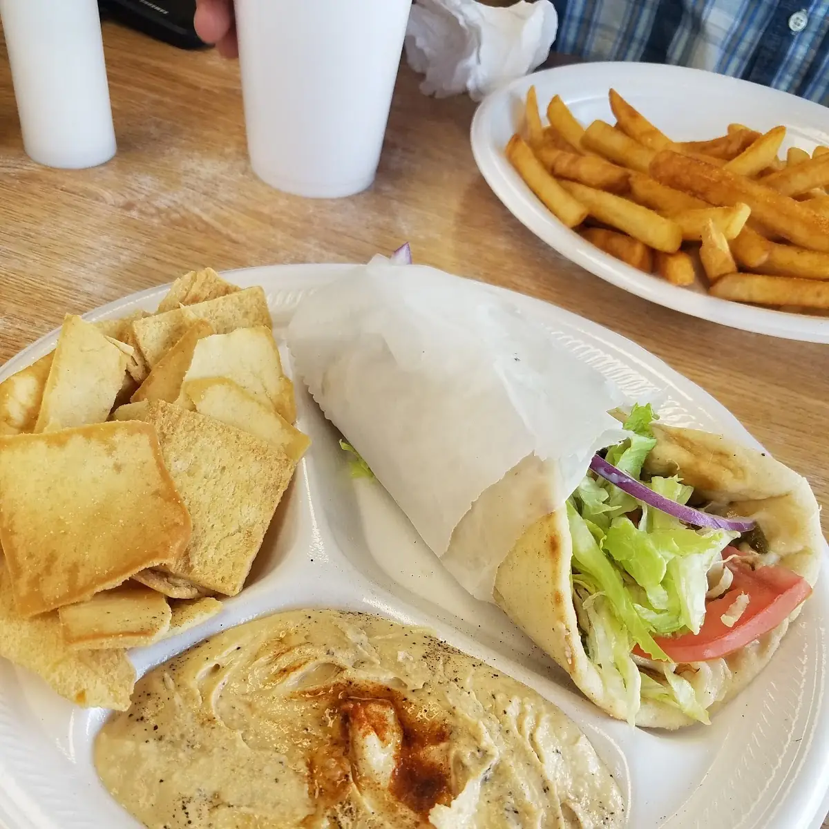 Veggie Wrap & Hummus Pita