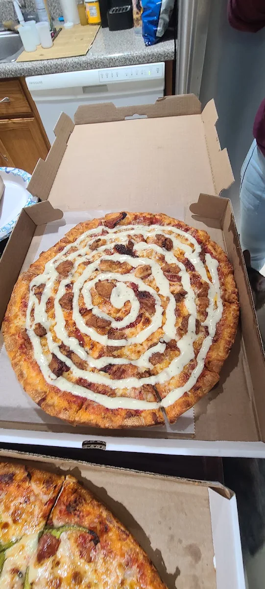 Chicken Bacon Ranch Pizza