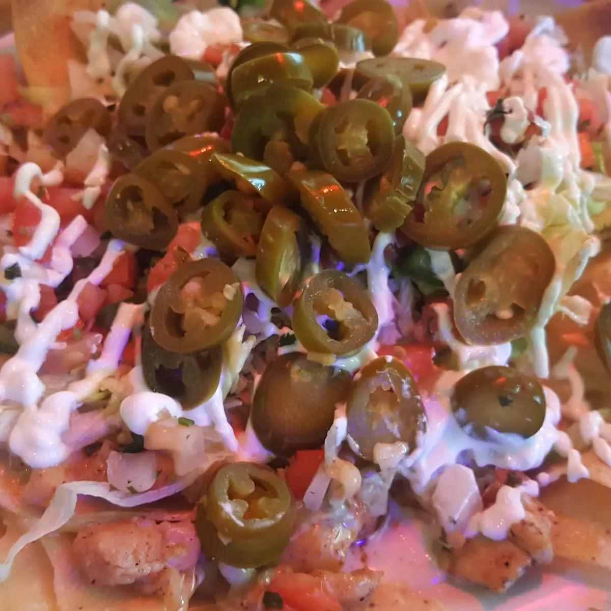 Grilled Chicken Nachos
