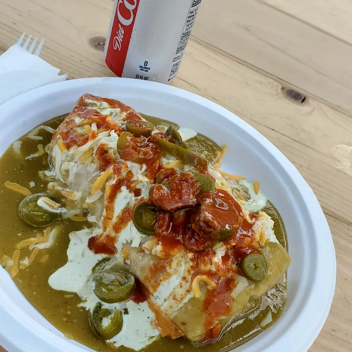 Burrito Mojado Carne Asada