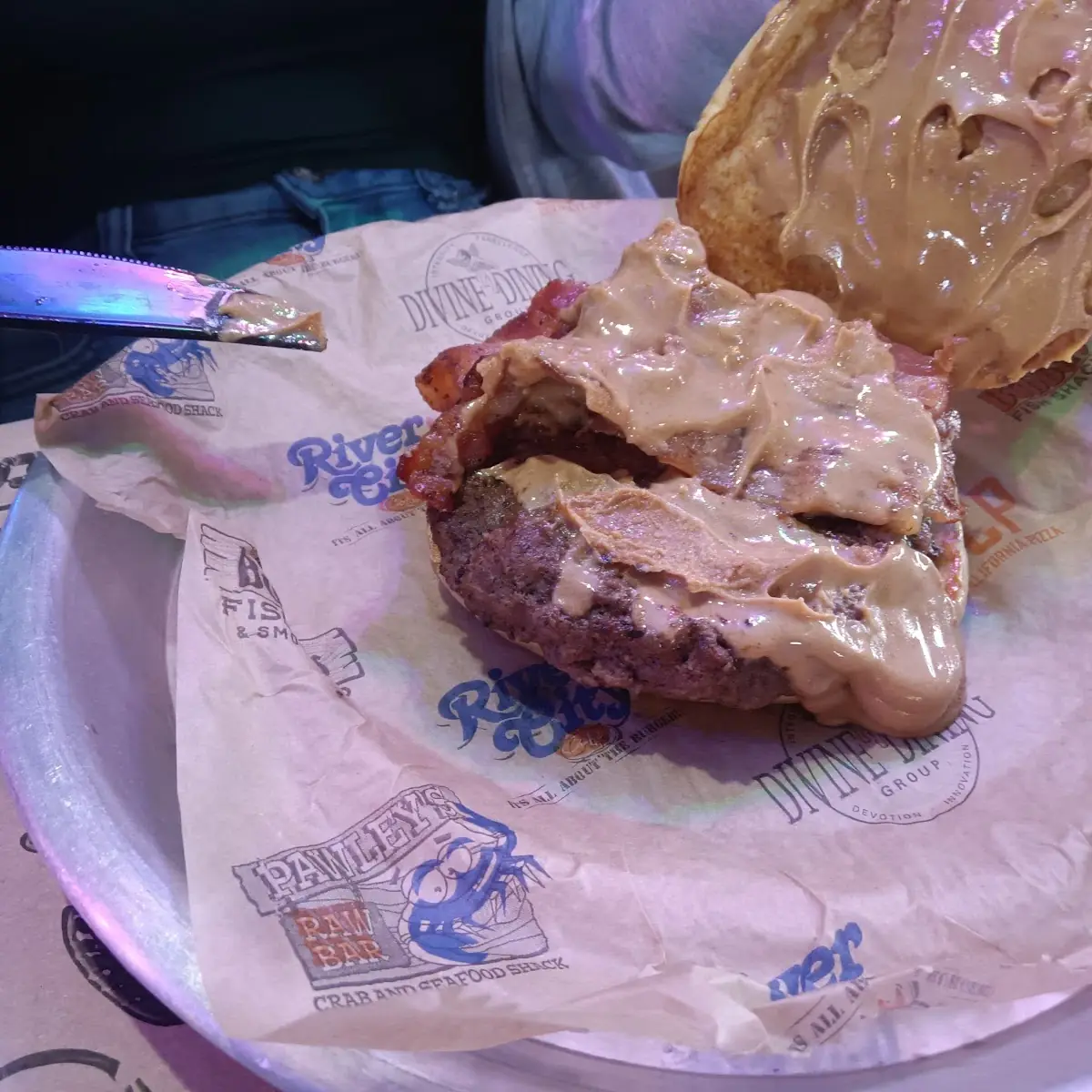 Peanut Butter Bacon Burger