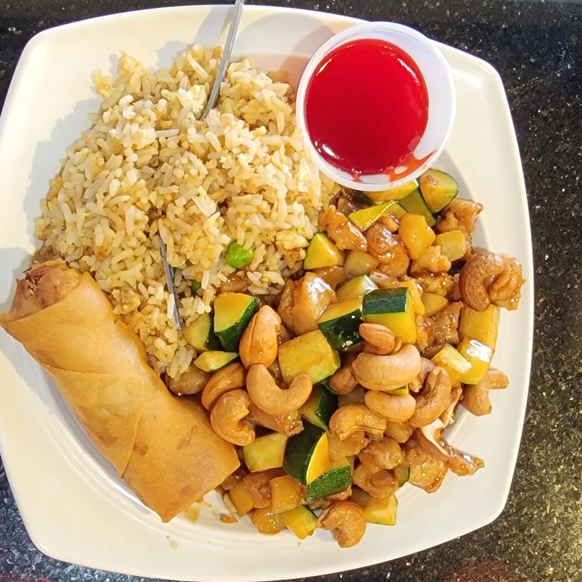 Cashew Chicken Lunch Plate