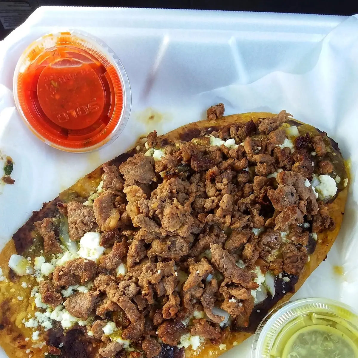 Huarache De Asada Steak Huarache