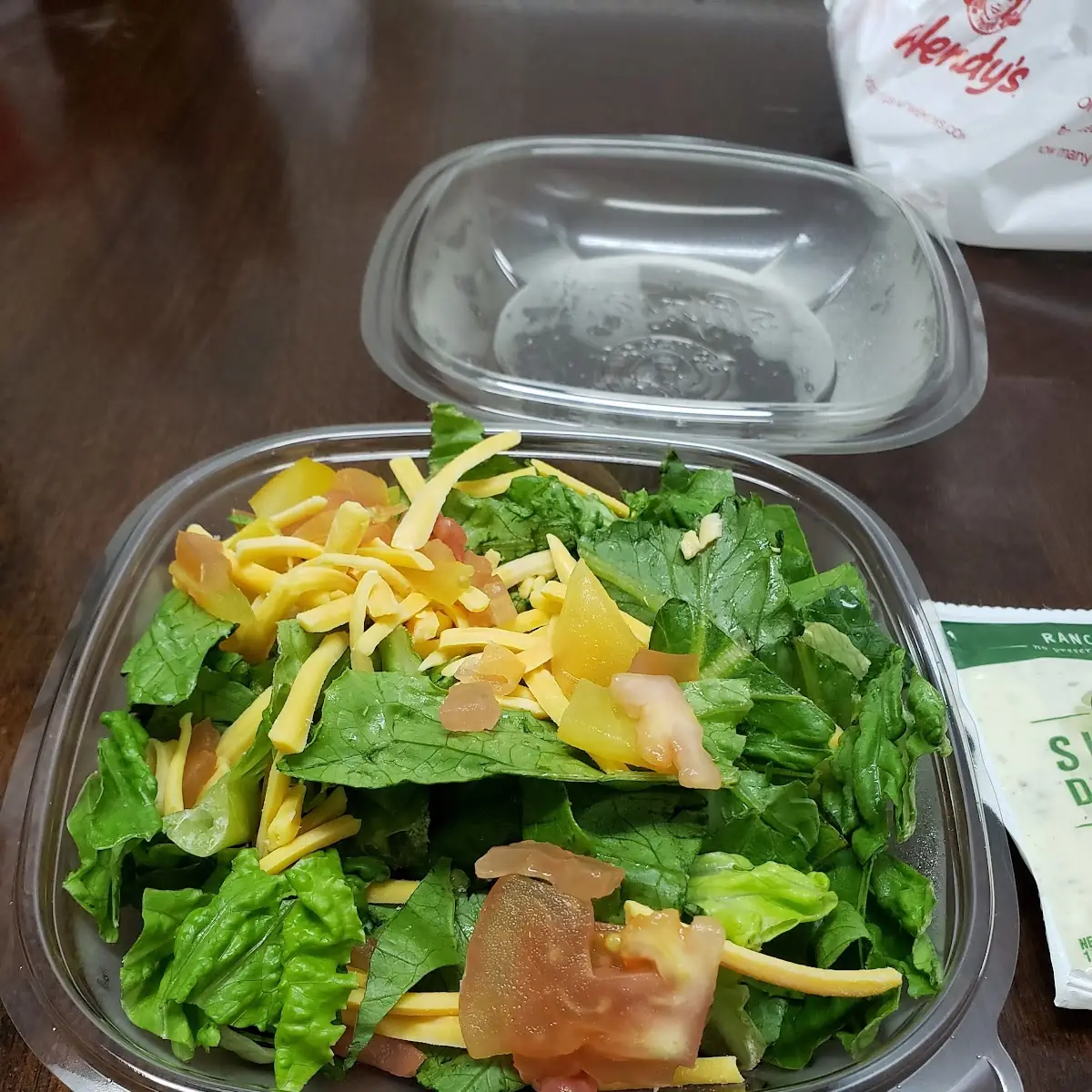 Garden Side Salad with Ranch Dressing