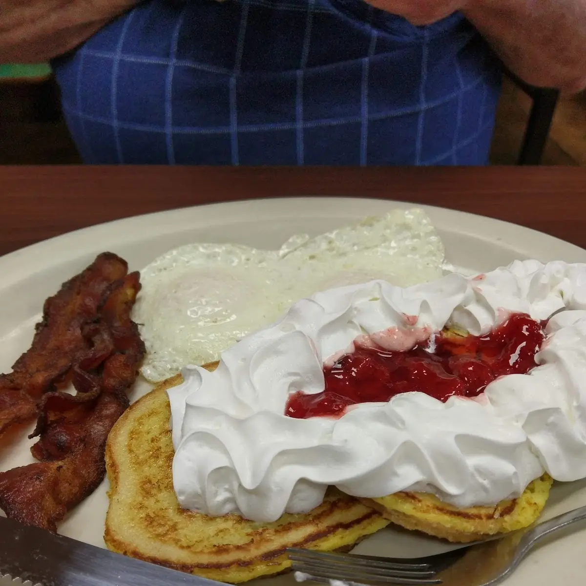 Pork Chop and Scrambled Eggs