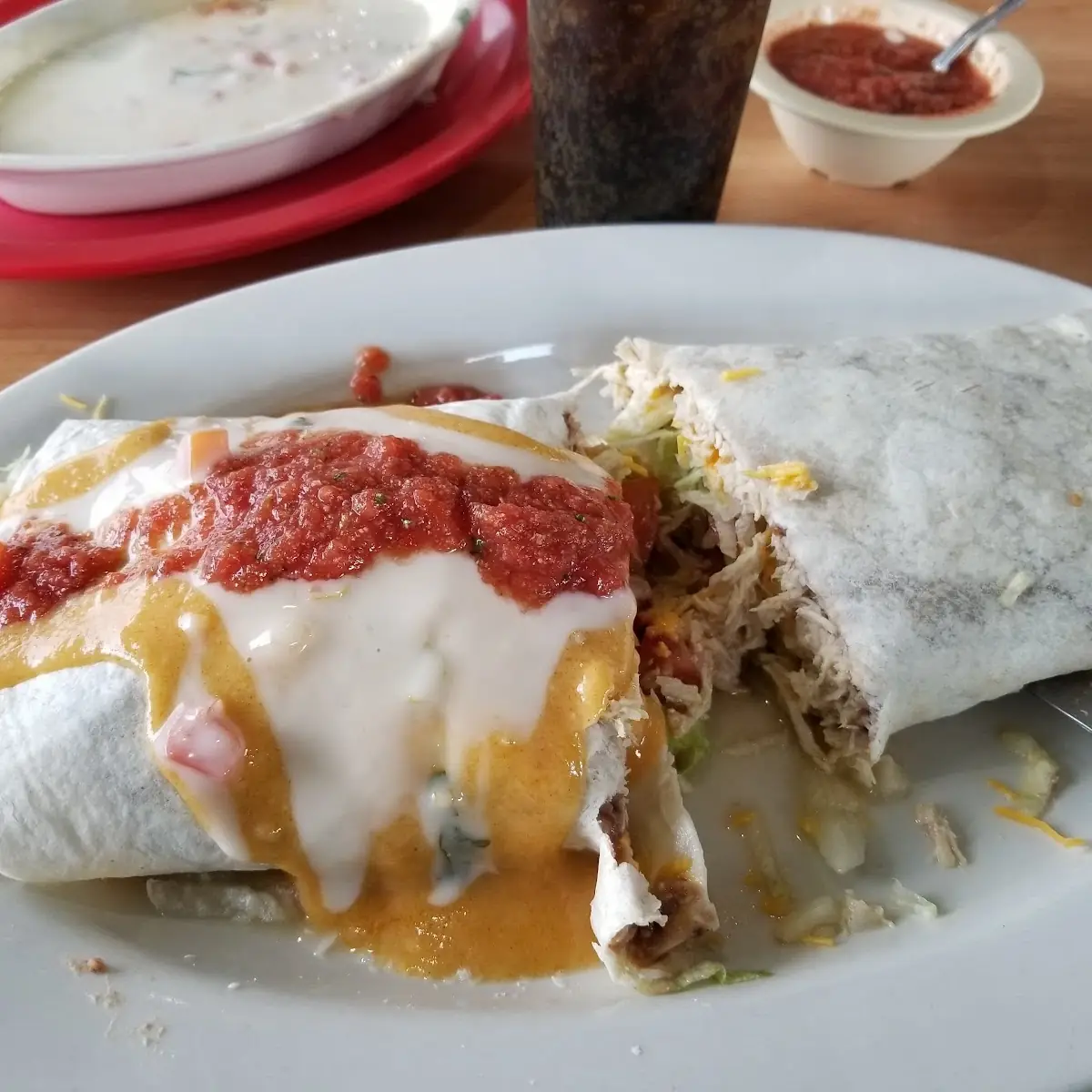 Giant Chicken Burrito