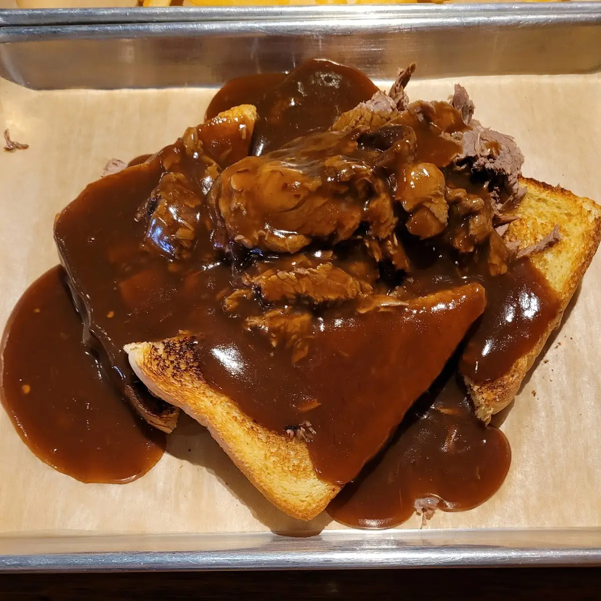 Hot Beef Sandwich