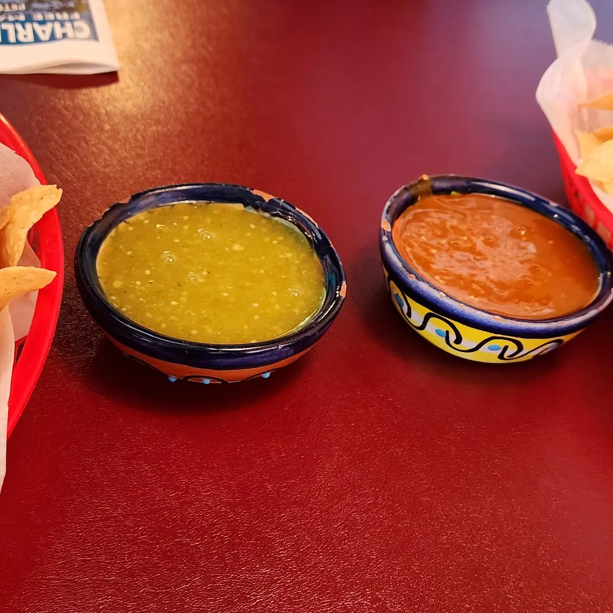 Salsa Verde and Salsa Roja