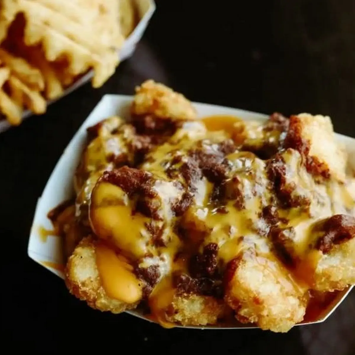 Waffle Chili Cheese Fries