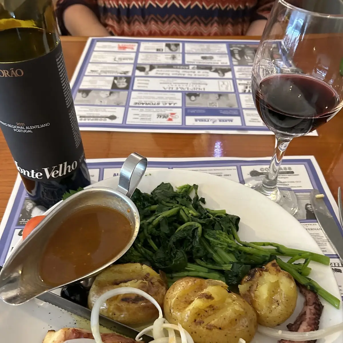 Grilled Octopus with Broccoli Rabe and Potatoes