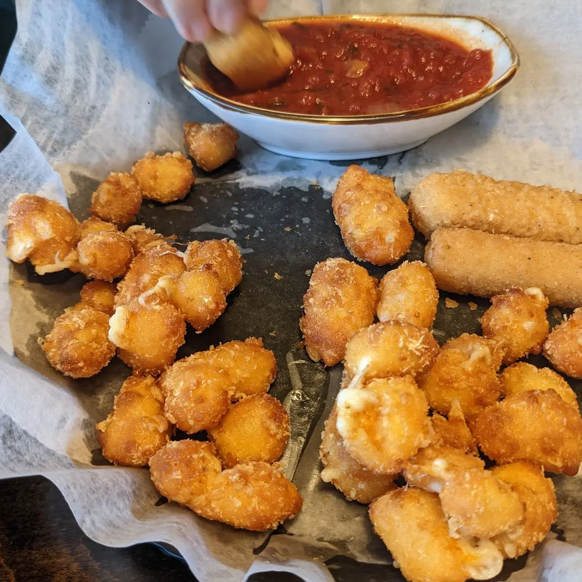 Cheese Curds and Cheese Sticks