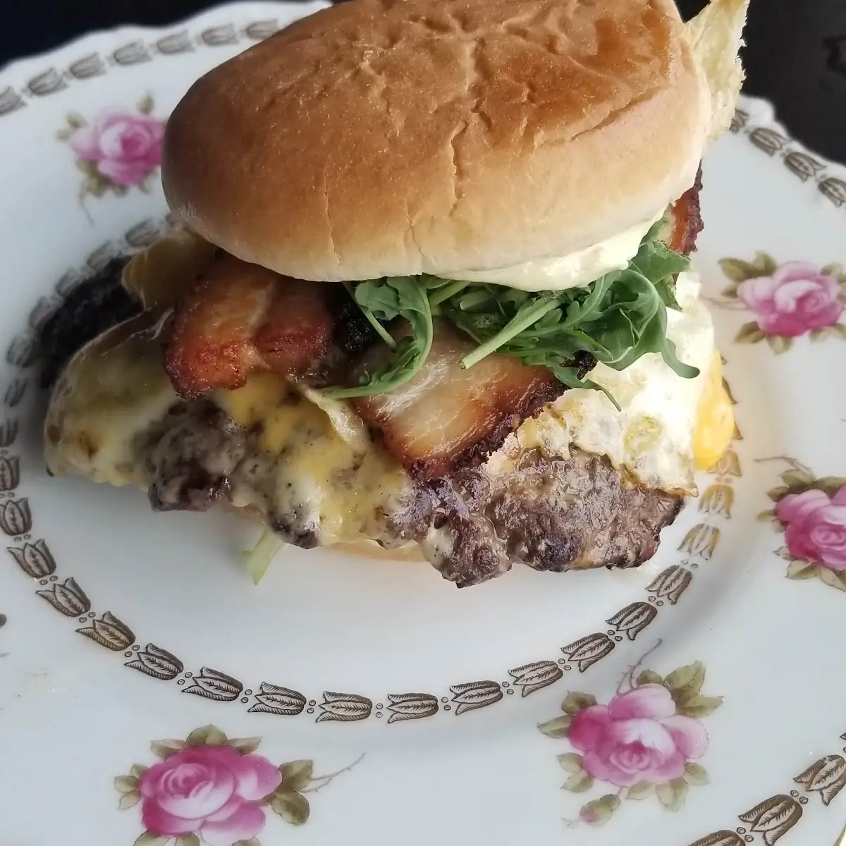 French Onion Cheeseburger