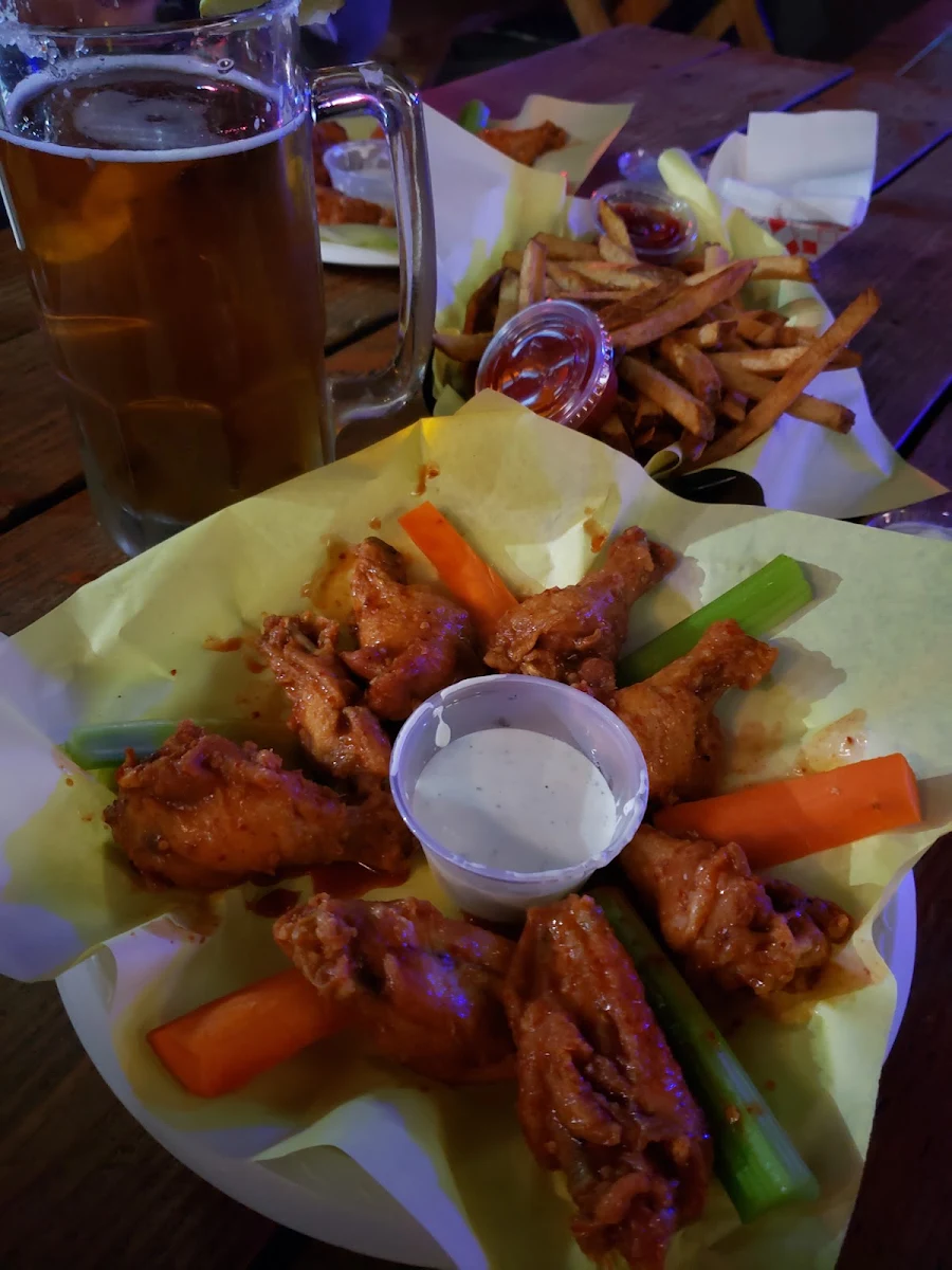 Buffalo Wings and Fries