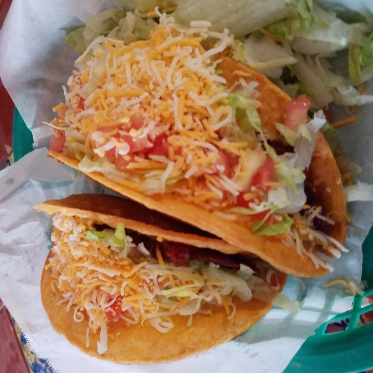 Shredded Beef Hard Shell Tacos