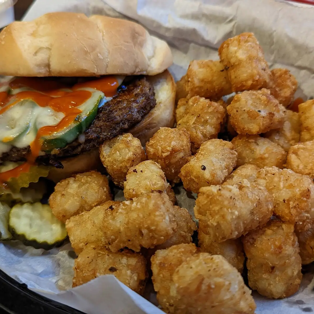 Flaming Burger