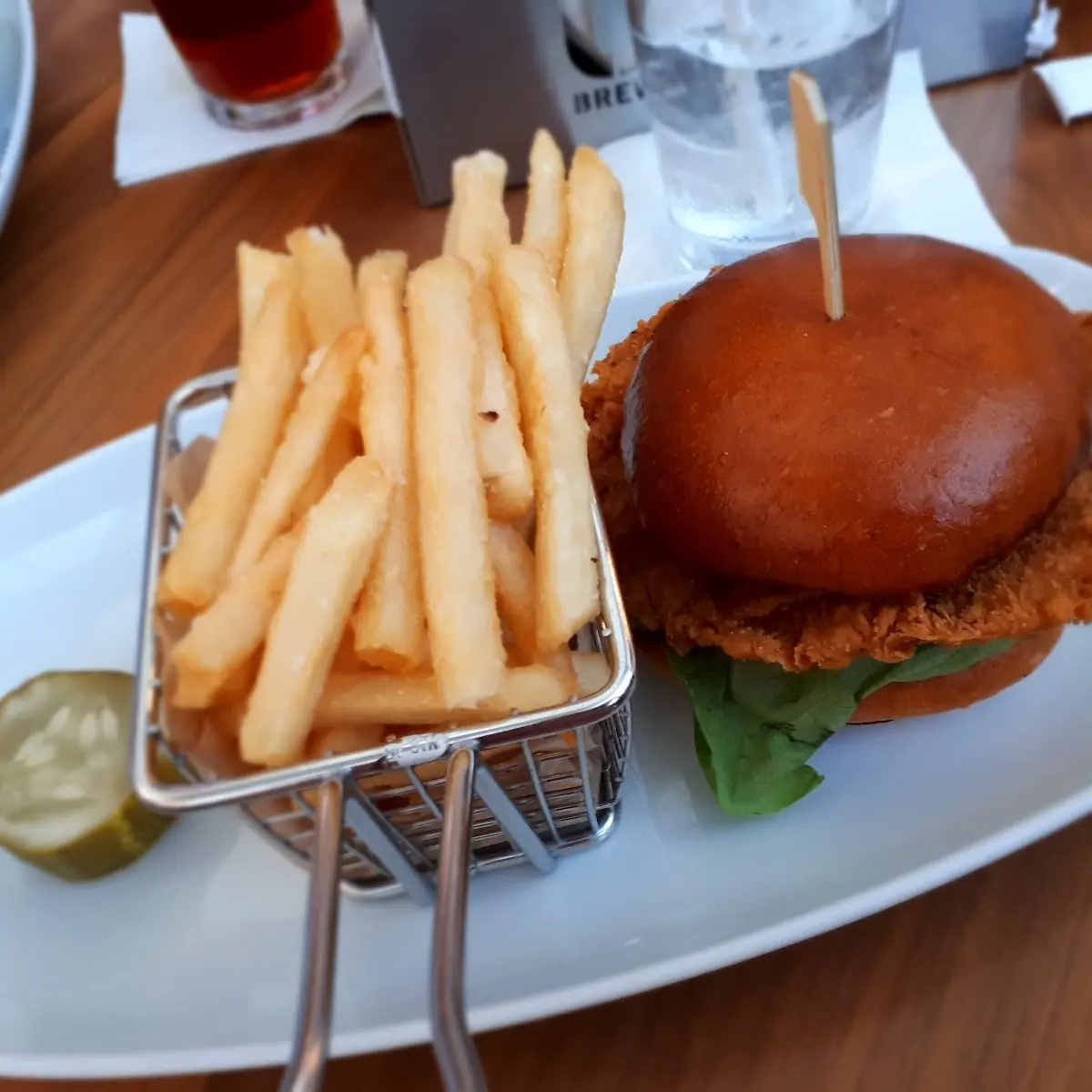 Chicken Sandwich with Fries