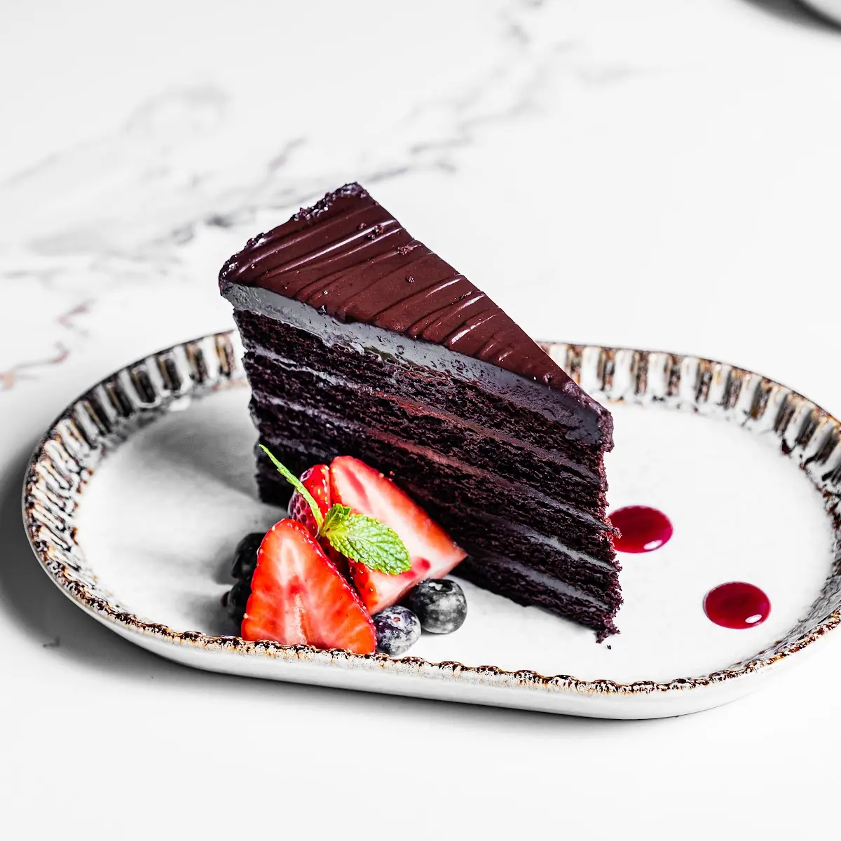 Four Layer Chocolate Cake