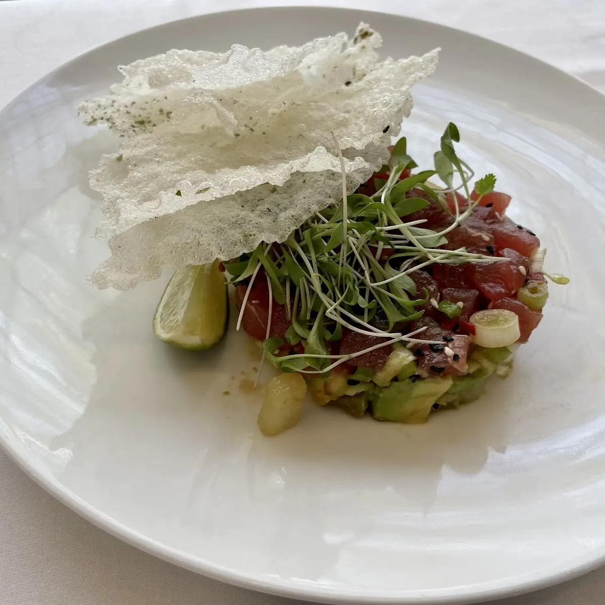 Ahi Tuna Crudo