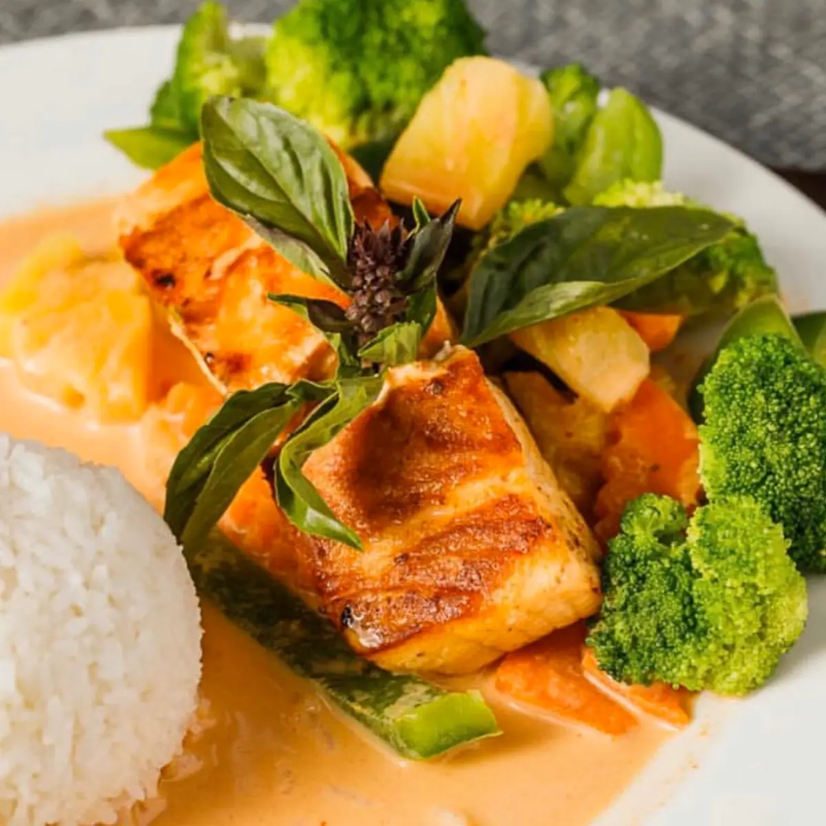 Panang Grilled Salmon