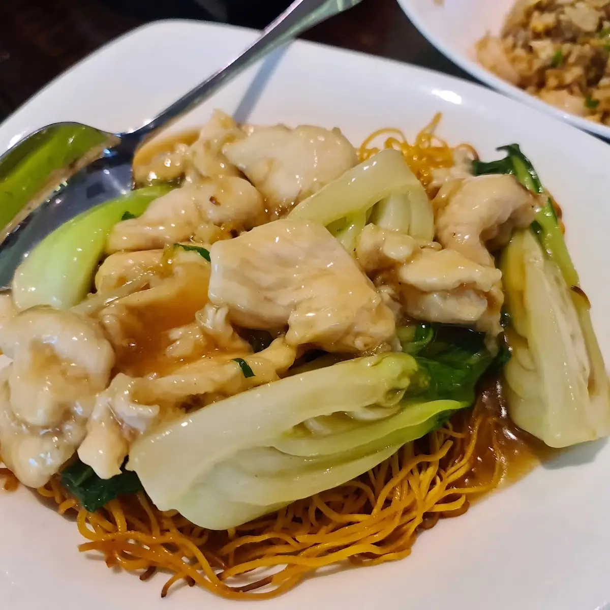Pan Fried Noodles with Pork