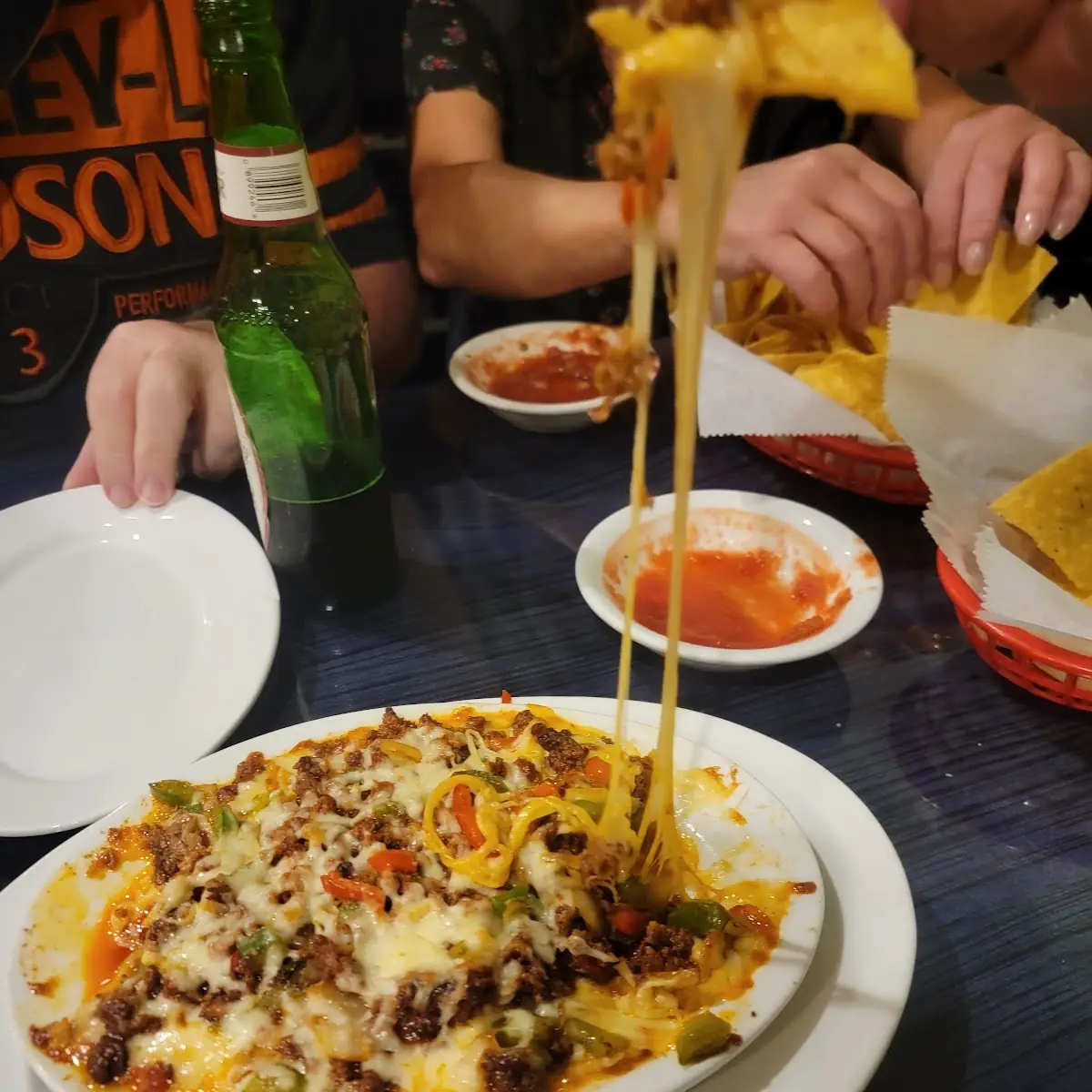Queso Fundido with Mexican Sausage