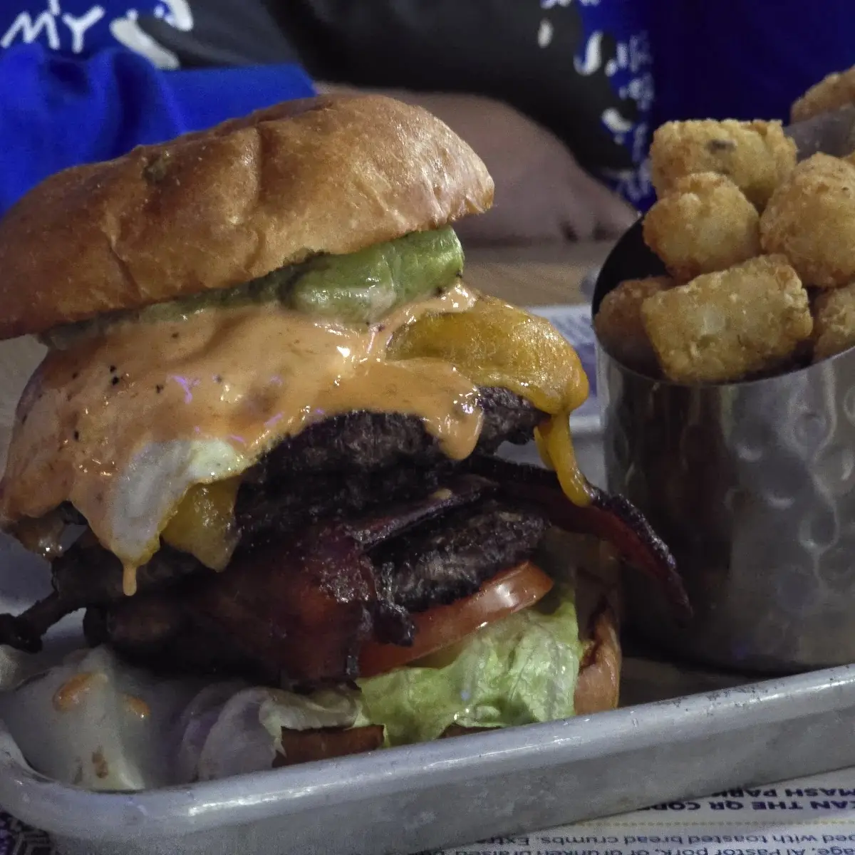Cheese Curd Burger