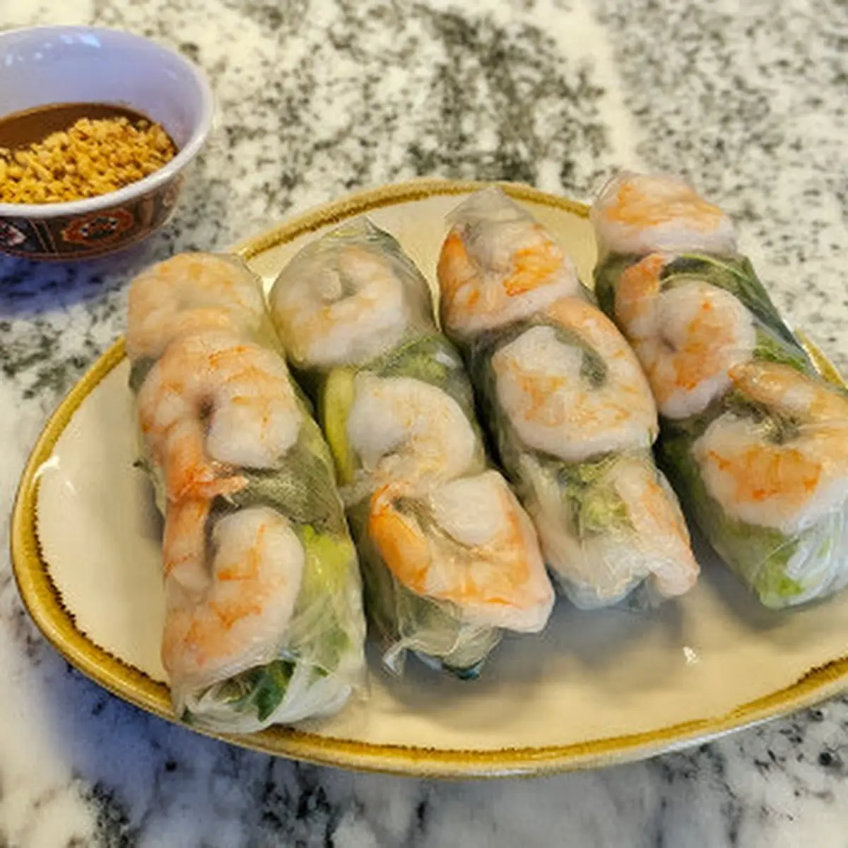 Fresh Shrimp Spring Rolls