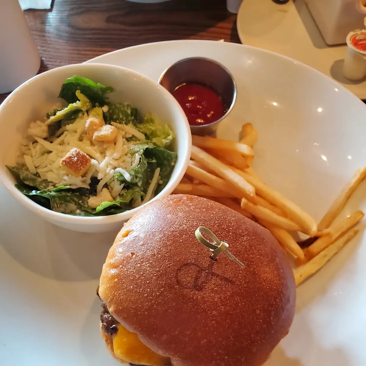 Cheeseburger and Fries, TWO STONES GRILL